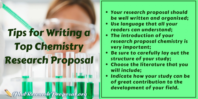 research proposal design definition chemistry