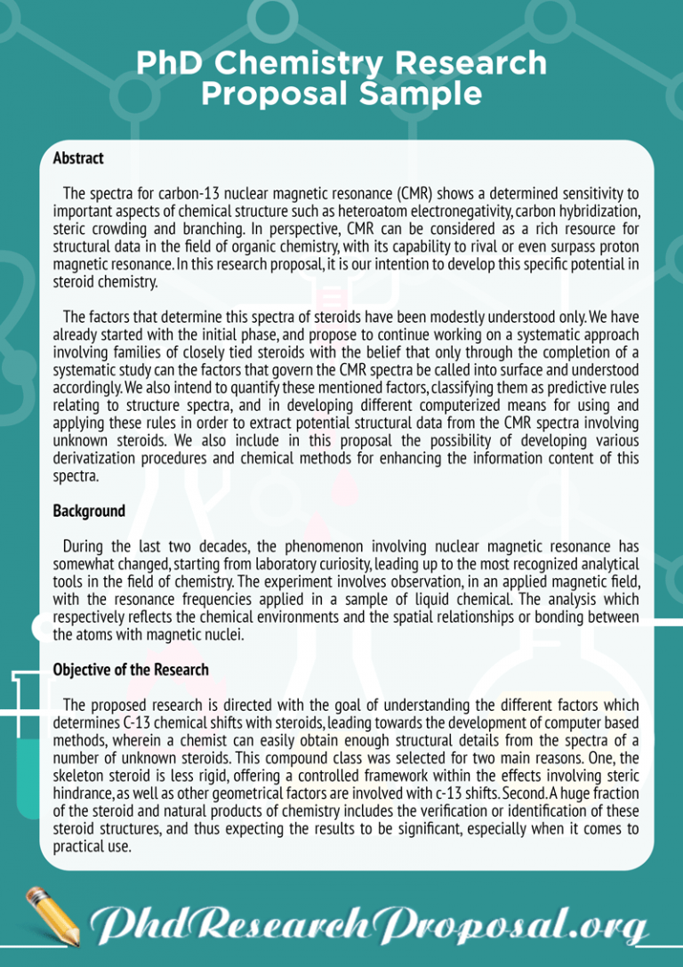 research proposal on natural product chemistry