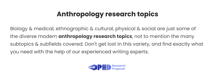 anthropology research topics