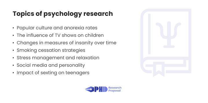 work psychology research topics